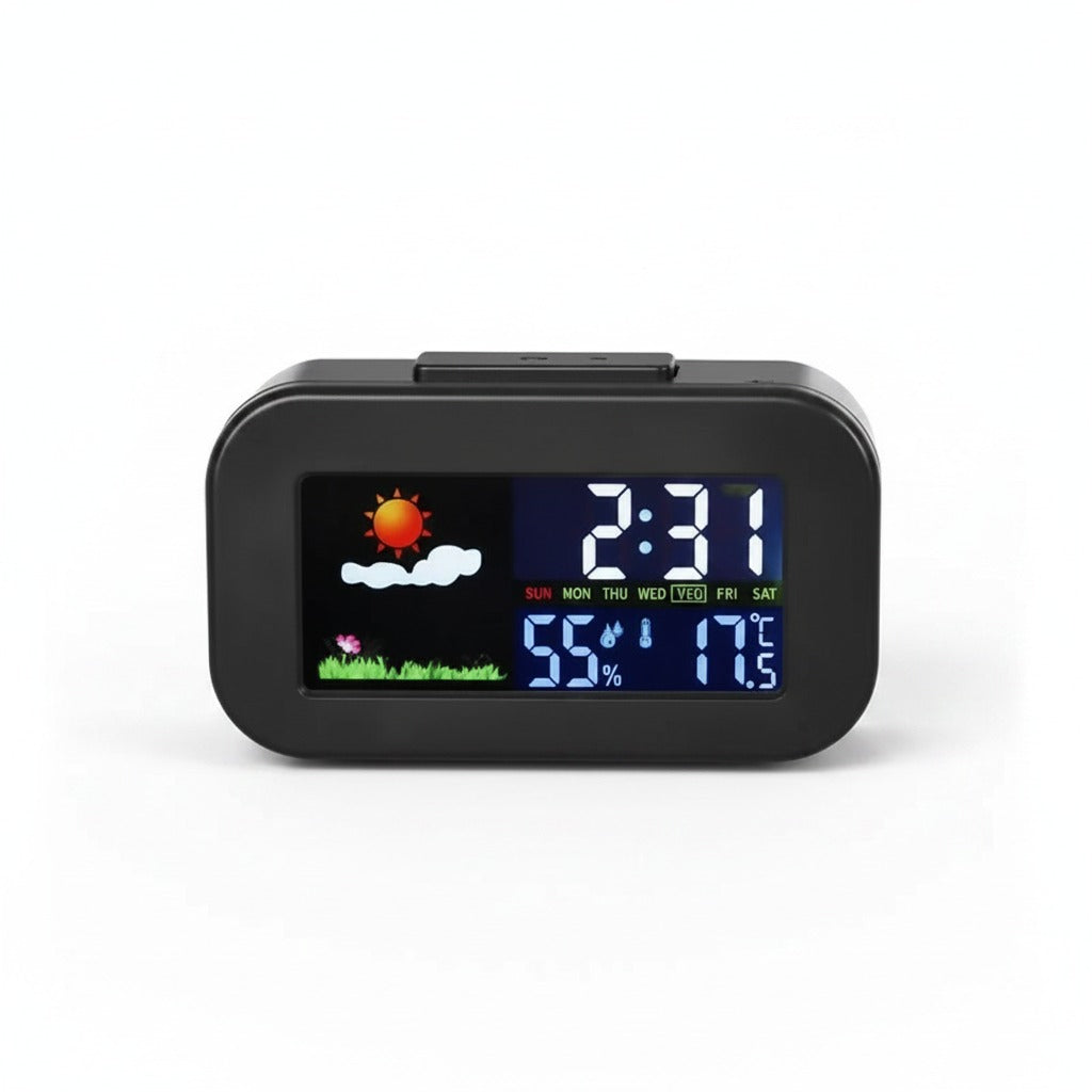 Digital Alarm Clock with Weather Station